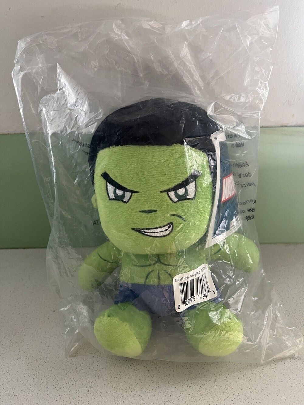 KIDROBOT Marvel Phunny Hulk 8" Stuffed Plush Loot Crate NEW with Tag